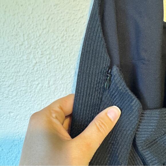 Club Monaco Black Babydoll Mini Dress Womens 6 Whimsigoth Coquette Sleeveless - Picture 10 of 12